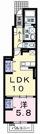 谷塚駅 徒歩14分 1階の物件間取画像